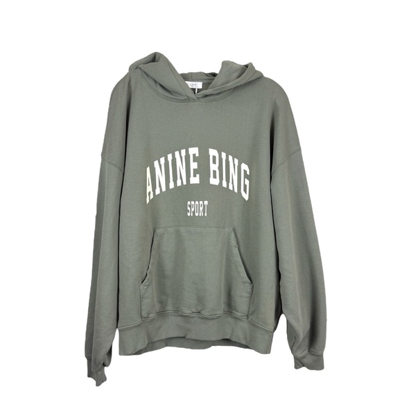Anine Bing Harvey Sweatshirt Hoodie Small Oversized - Picture 2 of 7